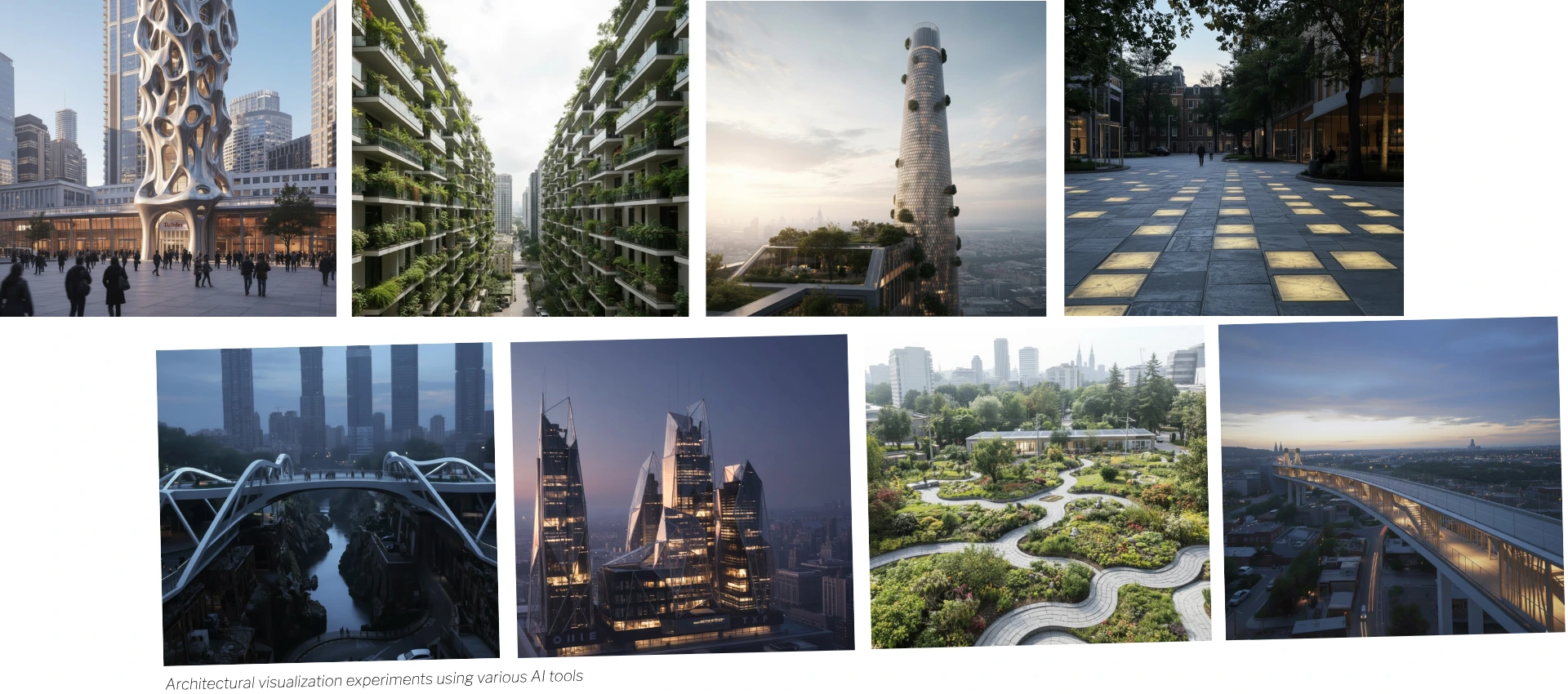 Generative AI architectural imagery research