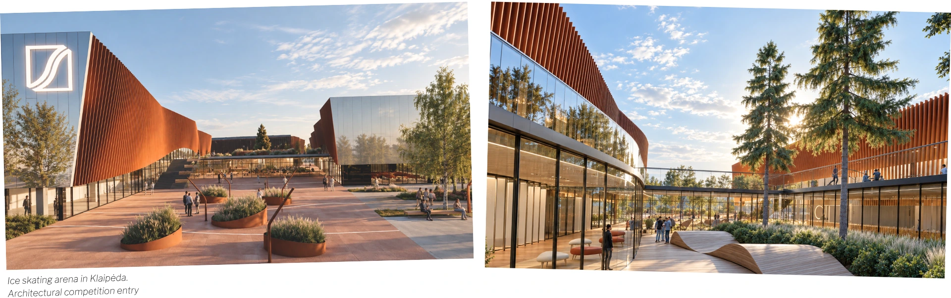 Klaipeda ice arena architectural competition concept